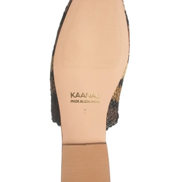 KAANAS | Providencia Chevron Mule Size 6M New - Picture 4 of 9